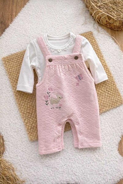 KAYAKİDS Kız Bebek Müslim Bebek Tulum Pembe Bebek Tulum Yenidoğan Hediyesi Kı...
