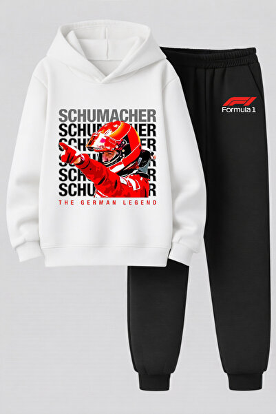 MAGORS Michael Schumacher Printed 3-Yarn Quality Sweatshirt and Trackpants F1...