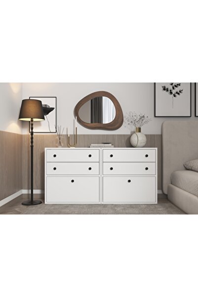 nettrends.net the new trend of shopping Skandinav Tarzı Beyaz Şifonyer - Mini...