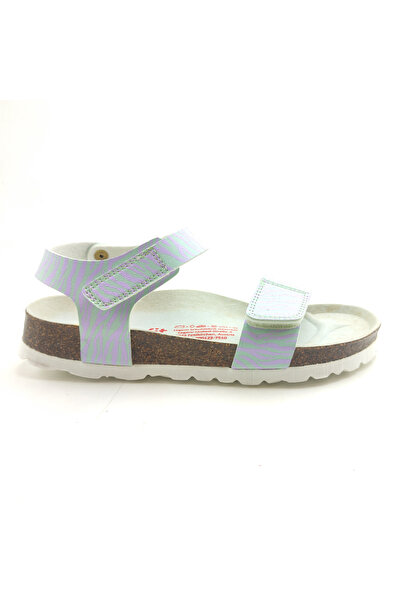 Superfit Ortopedik Genç Sandalet G 000123-7510 - Yeşil Lila HELLGRÜN / ROSA
