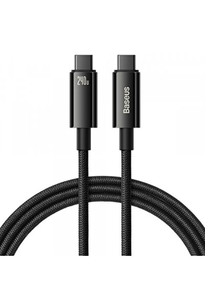 Baseus Καλώδιο Δεδομένων και Φόρτισης USB-C - USB-C Χρυσό Βολφραμίου, 240W, 2...