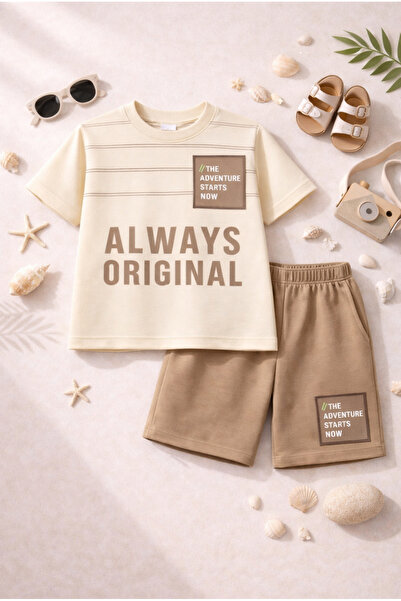 Melodikids Boy's Summer Top and Bottom Set