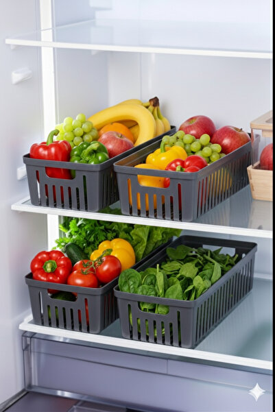 wilseder 4-Piece White Drawer Organizer, Spoon Holder Organizer, Plastic Stor...