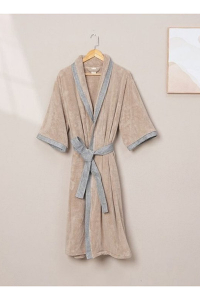 INREST Hotel Comfort Bathrobe – Quick-Absorb Microfiber with Pockets & Belt –...