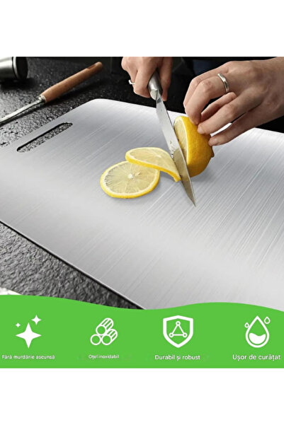 OEM Tocator din Otel Inoxidabil Alimentar 30 x 20 cm, Suprafata Antibacterian...