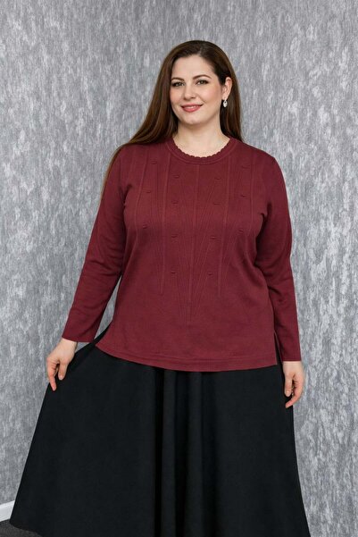 ModaPlaza Women's Cold Rope Knit Sweater