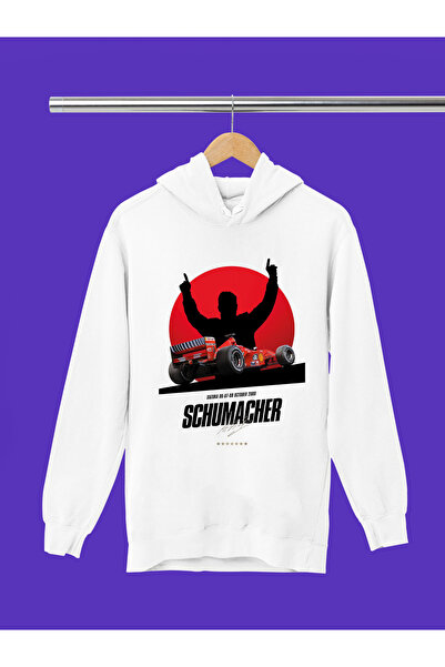 MAGORS سويت شيرت للأطفال من مايكل شوماخر مطبوع عليه 3 خيوط من القماش الناعم ع...