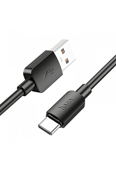 Hoco USB-A - USB-C X96 Data and Charging Cable, 27W, 0.25m, Black