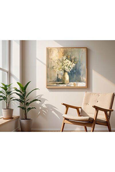 Tuba Decor Tablou pătrat cu rama din lemn