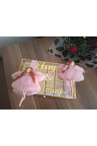 Işıltı Atalier İkiz Bebek Çikolatası bebek hediyelik