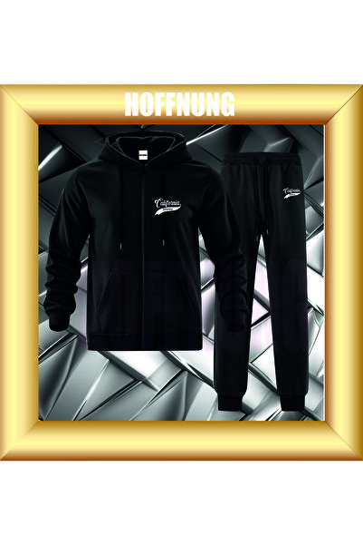 HOFFNUNG Unisex Casual Tracksuit Set California Hoffning Outdoor Full Zip