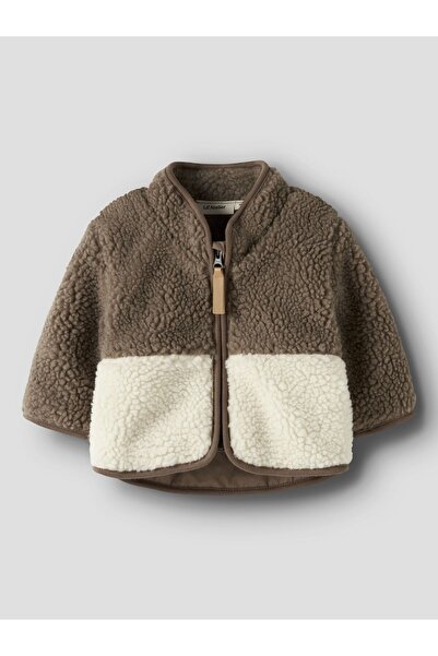 Lil' Atelier Baby Jacke Loose Fit Teddy