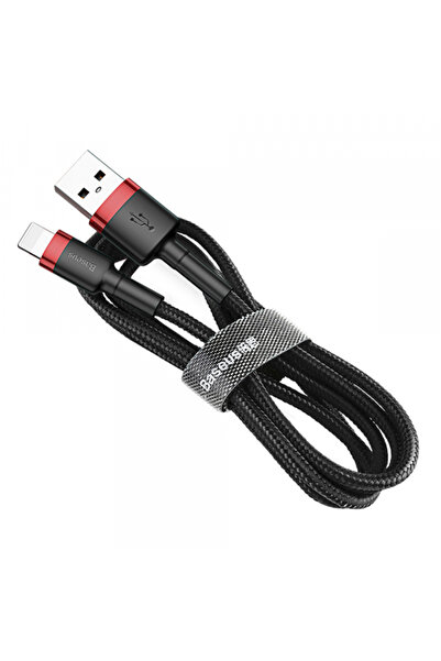 Baseus USB-A - Lightning Data and Charging Cable, 18W, 2m, Red Calklf-C19