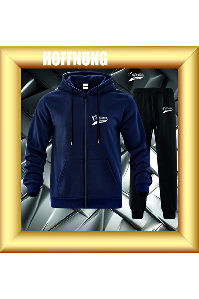 HOFFNUNG Unisex Casual Tracksuit Set California Hoffning Outdoor Full Zip