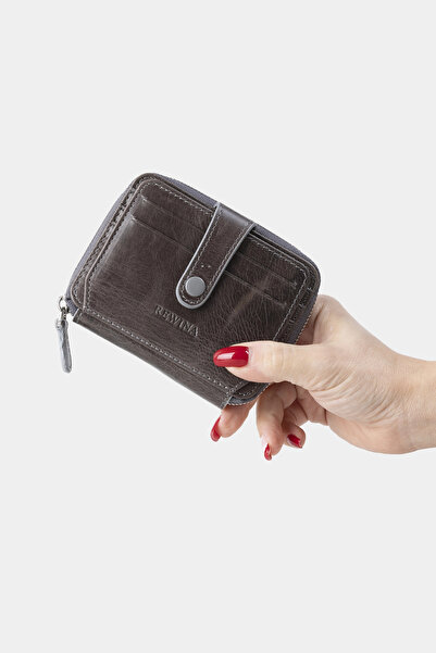 REWİNA محفظة ماساريلي X من الجلد الطبيعي للجنسين مع حامل بطاقات وقسم للعملات ...