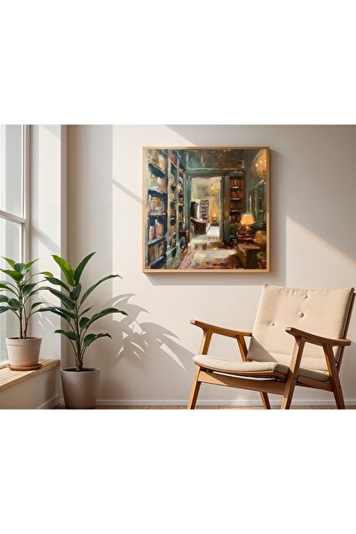 Tuba Decor Tablou pătrat cu rama din lemn