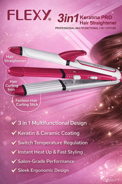 flexy he 2-in-1 professional-grade styling solution that combines a Powerful ...