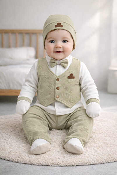 GMG Baby مجموعة من 5 قطع من القماش العضوي لخروج المستشفى