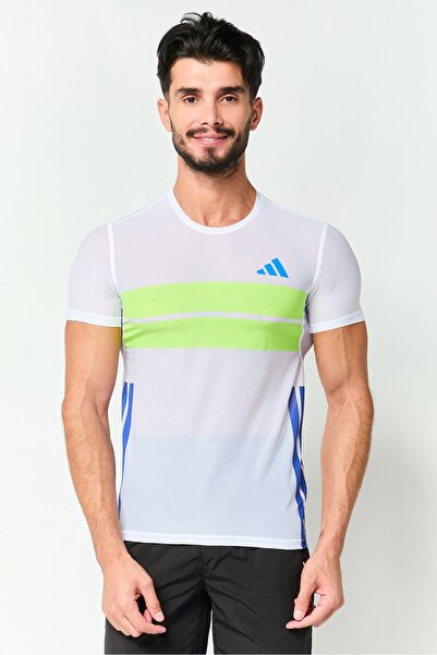 adidas Men Sportswear Fit Short Sleeve Training T-shirt, White