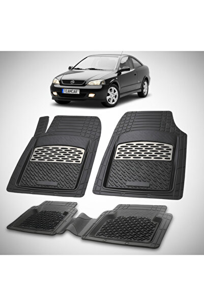 TEAMCAR Συμβατά πατάκια δαπέδου Opel Astra G Coupe 1998-2009 | Ασημί