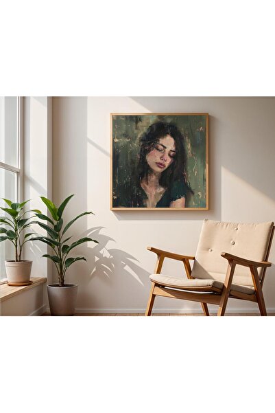 Tuba Decor Tablou pătrat cu rama din lemn