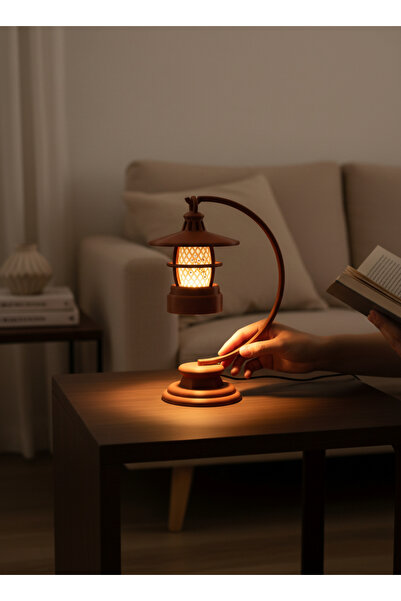 Puzimo Sokak Feneri Tasarımlı LED Dekoratifi | Nostaljik Askılı Fener Görünüm...