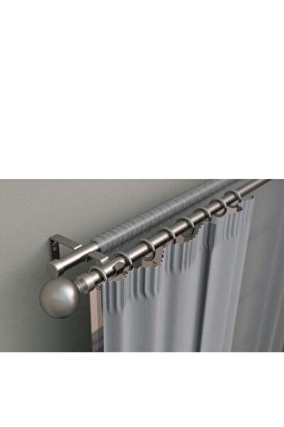 micasa Finely Crafted Classic Stylish Extendable Ball Curtain Rod Pewter