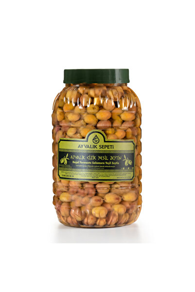 Ayvalık Çizik Yeşil Zeytin (2,5 kg)