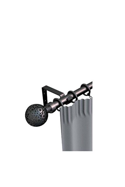 micasa Finely Crafted Classic Stylish Extendable Ball Curtain Rod Pewter 120-...