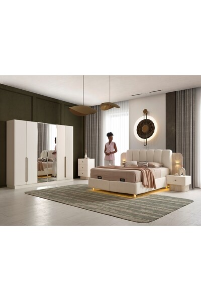 AYDINEV CADİZ MDF YATAK ODASI TAKIMI