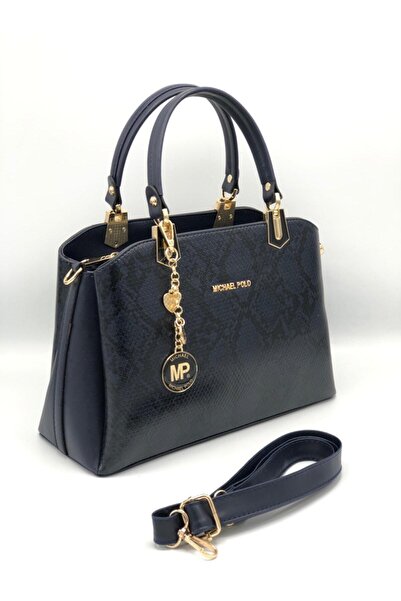 ÇANTAM GELSİN Geantă neagră de umăr cu 5 compartimente pentru femei