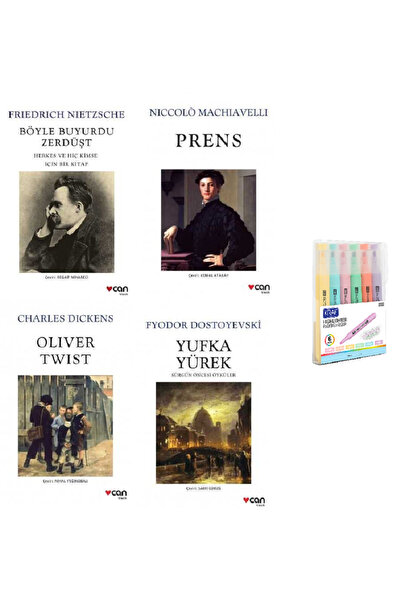 CAN Böyle Buyurdu Zerdüşt + Prens + Oliver Twist + Yufka Yürek KALEM SETİ HD