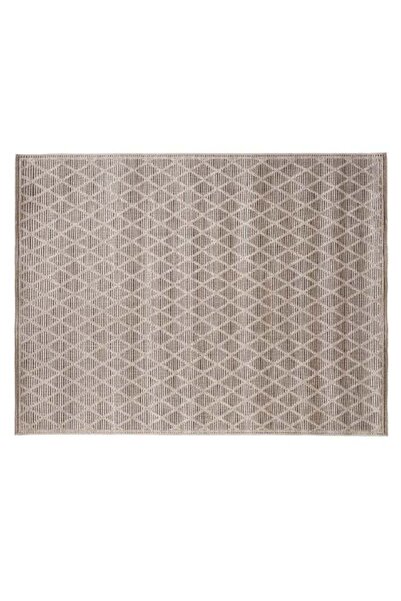 Atmosphera Diamond Pattern Decorative Rectangular Indoor/Outdoor Rug Grey 120...