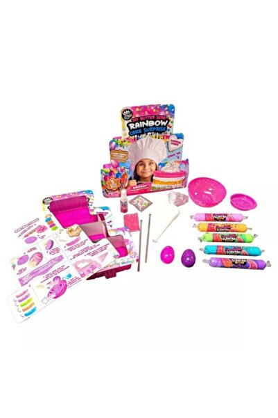 Generic WeCool Rainbow Cake Surprise DIY Butter Slime Multicolor