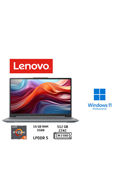 LENOVO IdeaPad Slim 3 AMD Ryzen 5 7520U 16GB 512GB SSD W11PRO 15.6" FHD 82XQ0...