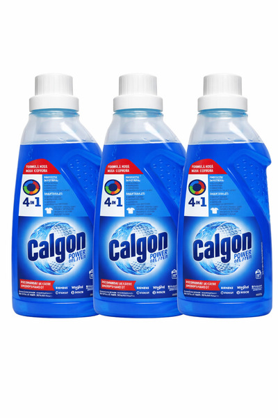 Calgon Power Gel 4’ü 1 Arada Kir, Pas, Kireç Ve Koku Önleyici 3 X 750 ml