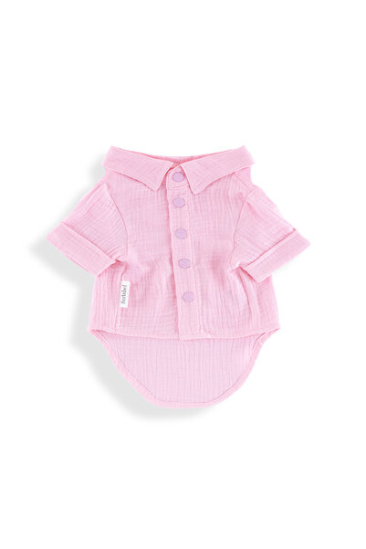 Müslin Köpek & Kedi Gömlek %100 Pamuk – Küçük & Orta Irk Evcil Hayvan Gömleği Doğal Kumaş