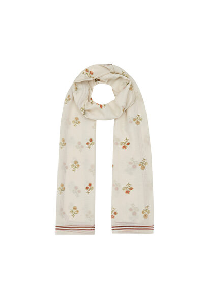 ipekevi Krem Pamuk Şal 1348