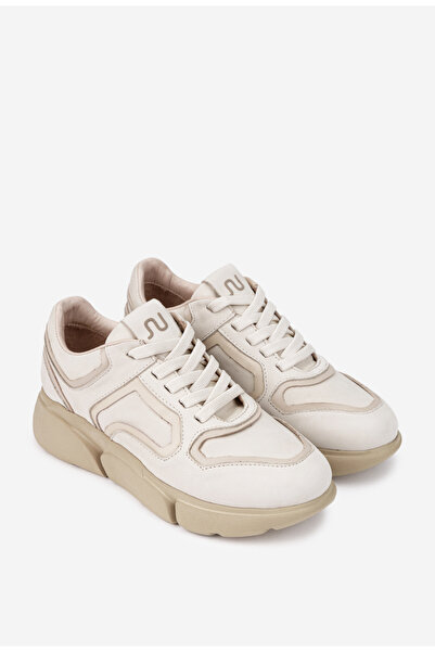 Dasha NUR women's beige Leather shoes 40