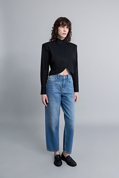 VATKALI High-Waisted Tapered Jeans