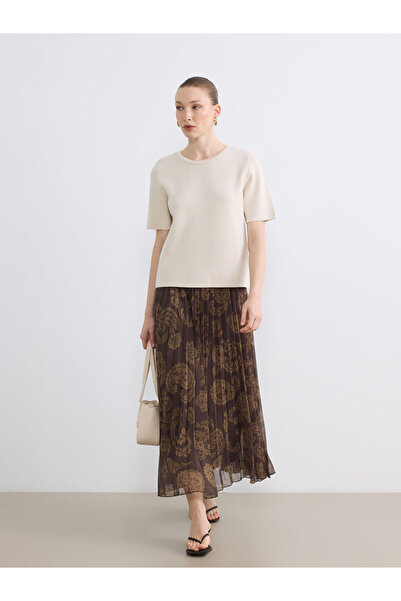 LC Waikiki تي شيرت رجالي من القطن الممشط بياقة روبا مطوية من UZG STORE