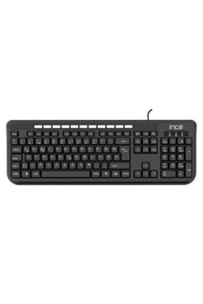 Inca Ik-274Fu F Turkish USB Multimedia Soft Touch Black Keyboard