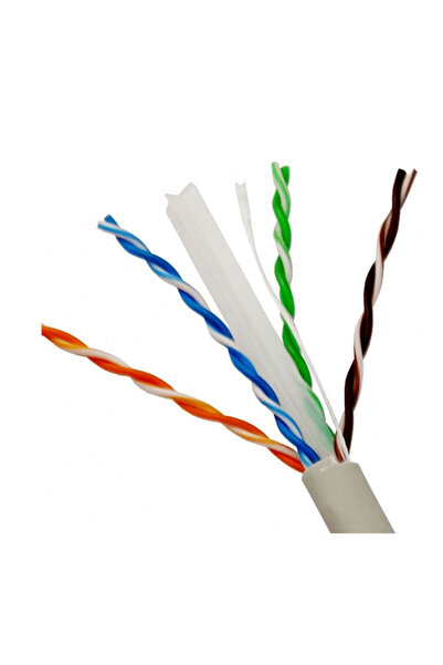 Sensei كابل S-CAT6UTP PVC 23AWG 250MHz CAT6E بطول 305 متر (رمادي)
