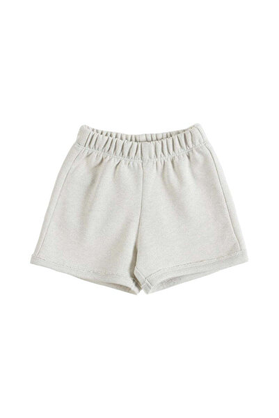 PETIT-ATELlER PETIT ATELIER Cream Knit Shorts Kids Elastic Waist Soft Terry C...