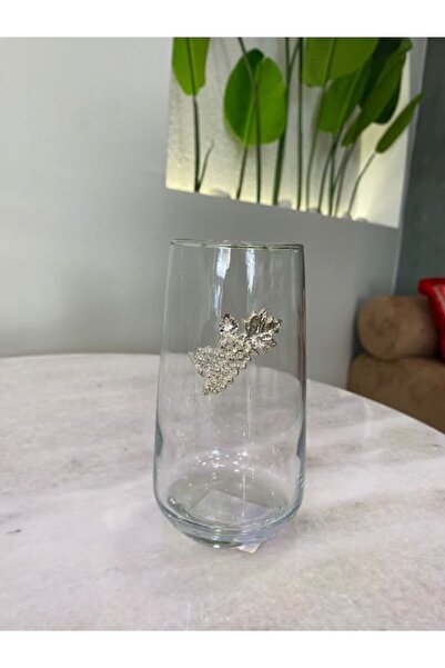 MİMSEGÜN DEKOR Silver Grape Figured Soft Drink Cup Single