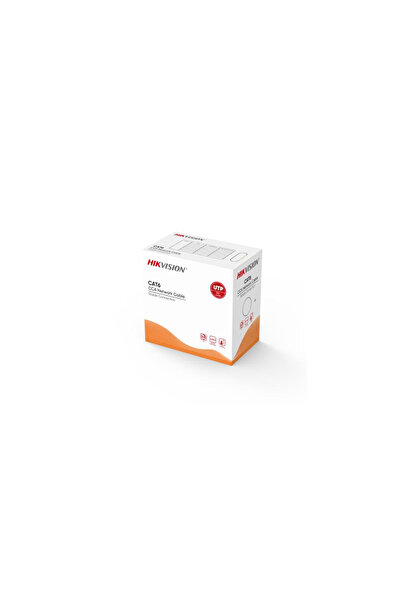 Hikvision كابل DS-1LN6UU/CCA 23AWG، 0.57 مم، CCA (22% نحاس) U/UTP بطول 305 مت...