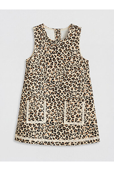 LC Waikiki Rochie și tricou pentru fete cu imprimeu leopard