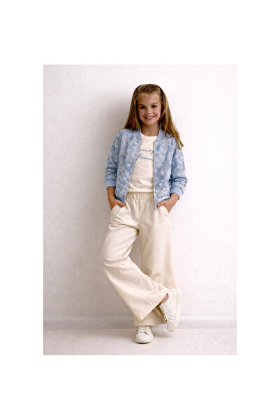 JABBER Girls' Design Jacket with Gabardine Pants 3-Piece Set