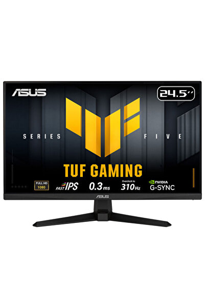 ASUS شاشة 24.5 بوصة 0.3 مللي ثانية 310 هرتز Dp Hdmi G-Sync Gaming AI Fast IPS...