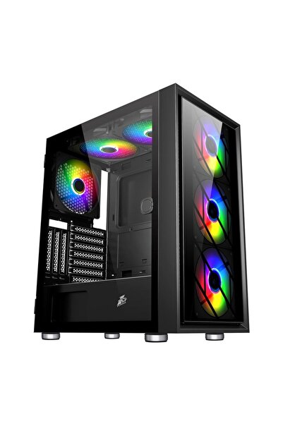1ST PLAYER Ar7-G 750W 80+Silver Argb Usb3.0 Atx Black Case